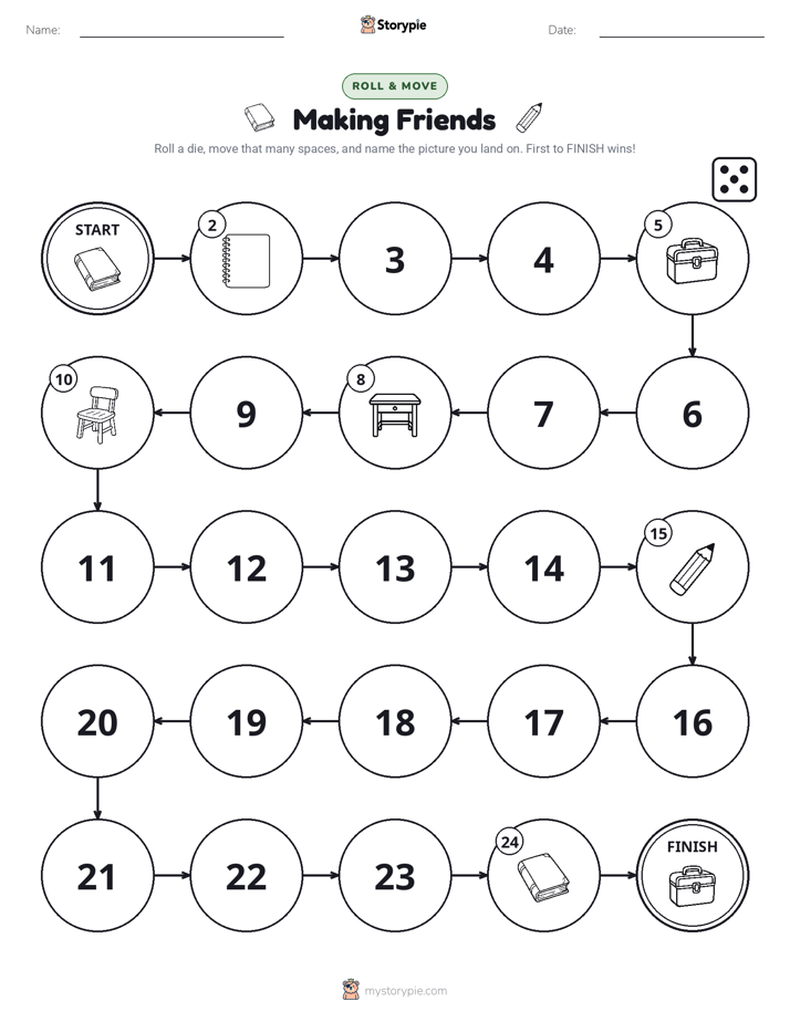 Roll & Move Game