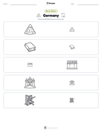 Germany printable worksheet preview