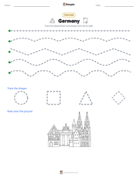 Germany printable worksheet preview