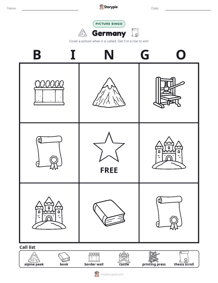 Picture Bingo