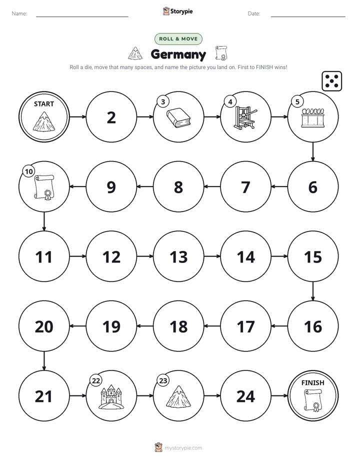 Roll & Move Game