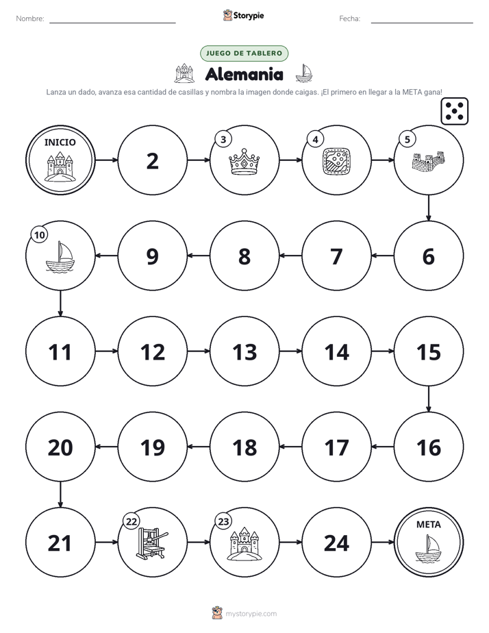 Juego de Rueda y Avanza