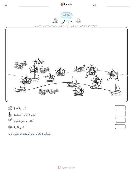 گنتی کا منظر