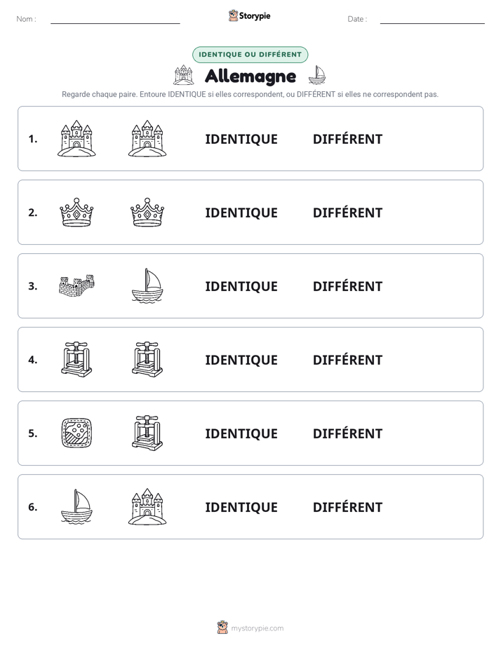 Identique ou Différent