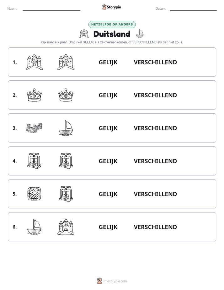 Zelfde of Verschillend