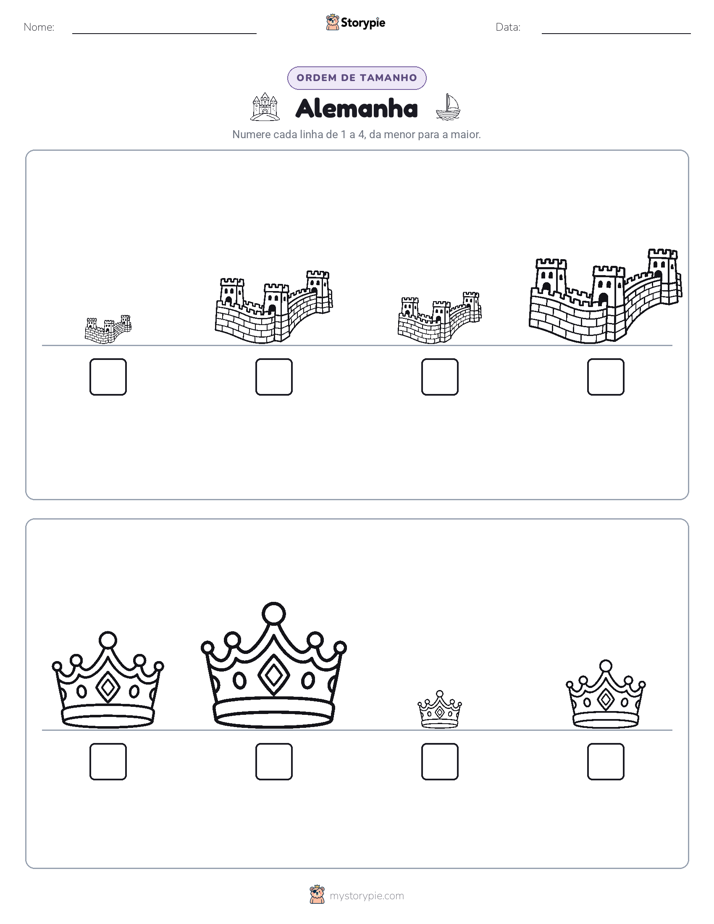 Ordem de Tamanho