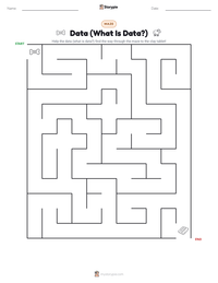 Data (What Is Data?) printable worksheet preview