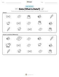 Data (What Is Data?) printable worksheet preview
