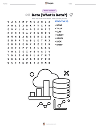 Data (What Is Data?) printable worksheet preview