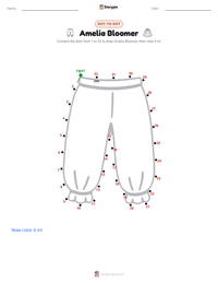 Amelia Bloomer printable worksheet preview