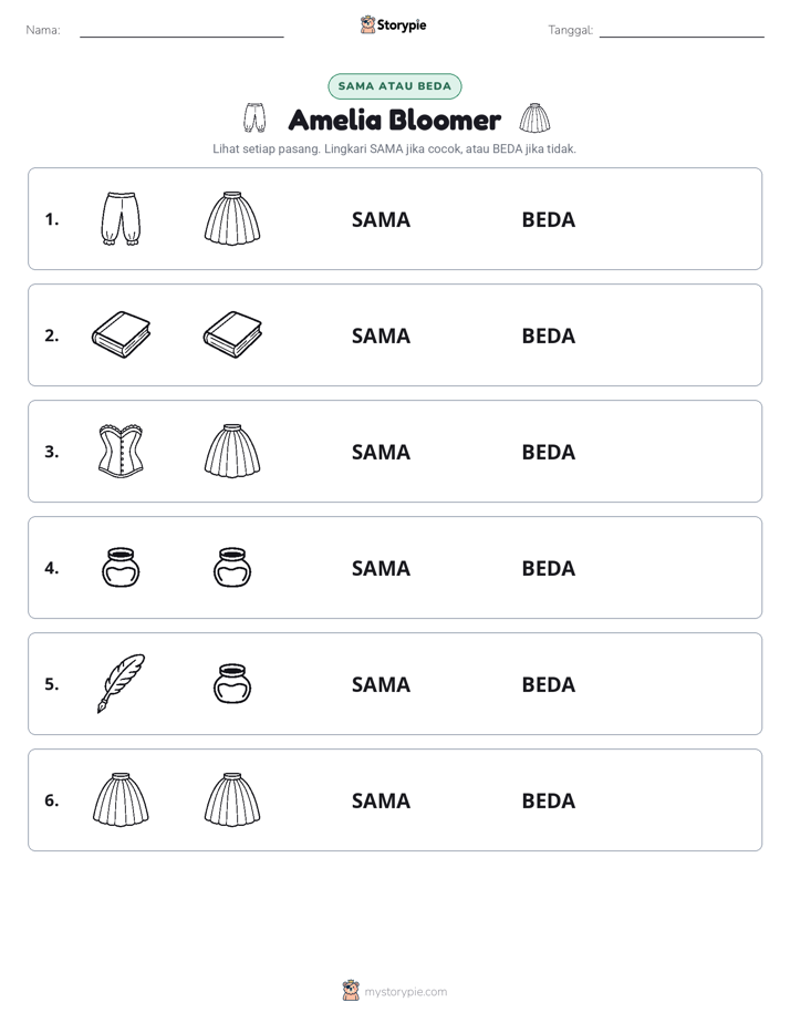 Sama atau Berbeda
