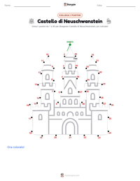 Anteprima della scheda stampabile di Castello di Neuschwanstein
