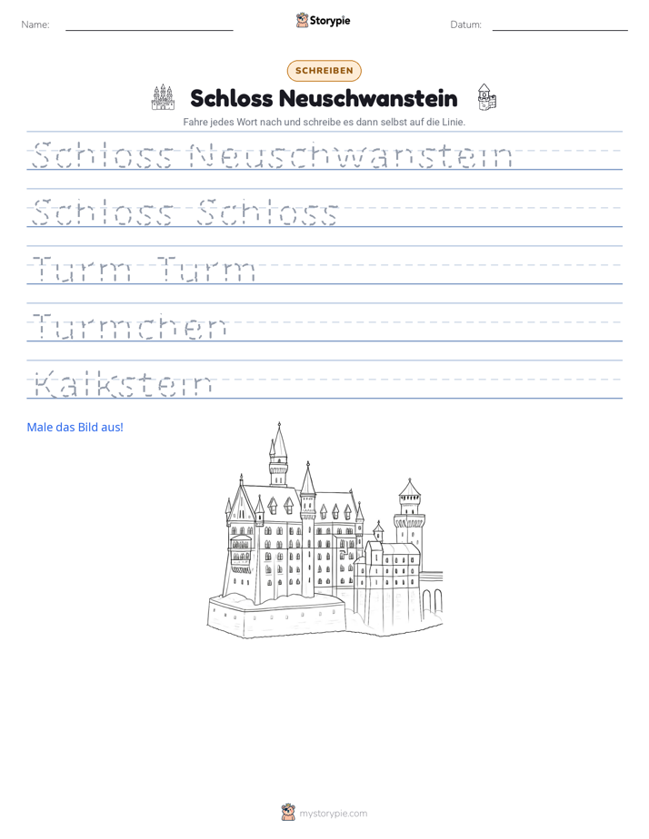 Schreibübung
