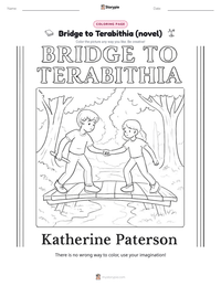 Bridge to Terabithia (novel) coloring page for kids