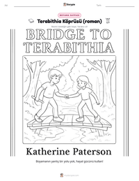 Terabithia Köprüsü (roman) yazdırılabilir çalışma sayfası önizlemesi