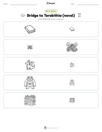 Bridge to Terabithia (novel) printable worksheet preview