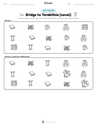 Bridge to Terabithia (novel) printable worksheet preview