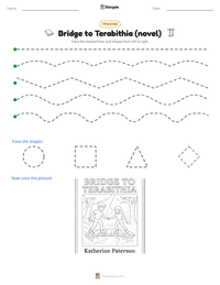 Bridge to Terabithia (novel) printable worksheet preview