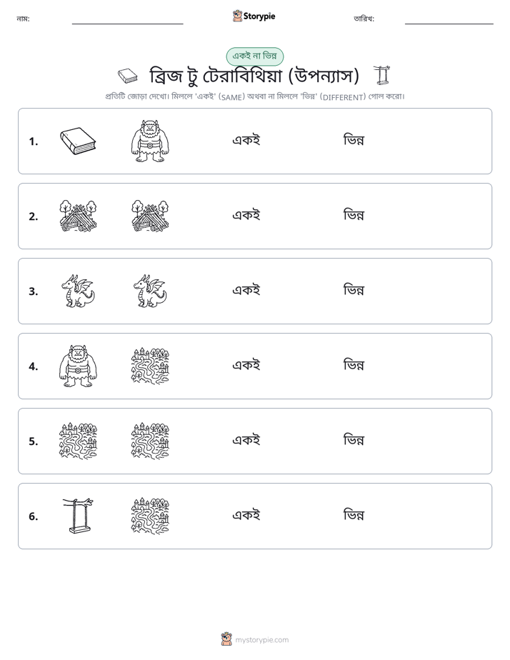 একই বা ভিন্ন