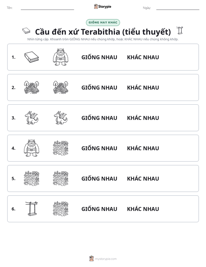 Giống Hay Khác