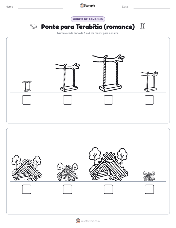 Ordem de Tamanho