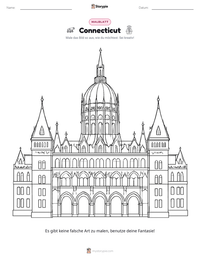 Connecticut druckbare Arbeitsblatt Vorschau