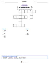 Connecticut printable worksheet preview