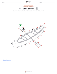 Connecticut afdrukbare werkblad voorbeeld