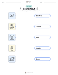 Connecticut printable worksheet preview