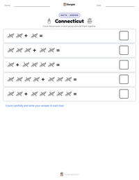 Connecticut printable worksheet preview