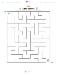 Connecticut printable worksheet preview