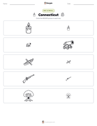 Connecticut printable worksheet preview