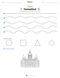 Connecticut printable worksheet preview