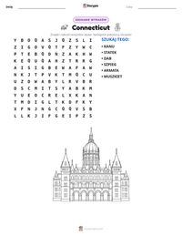 Podgląd drukowalnego arkusza ćwiczeń Connecticut
