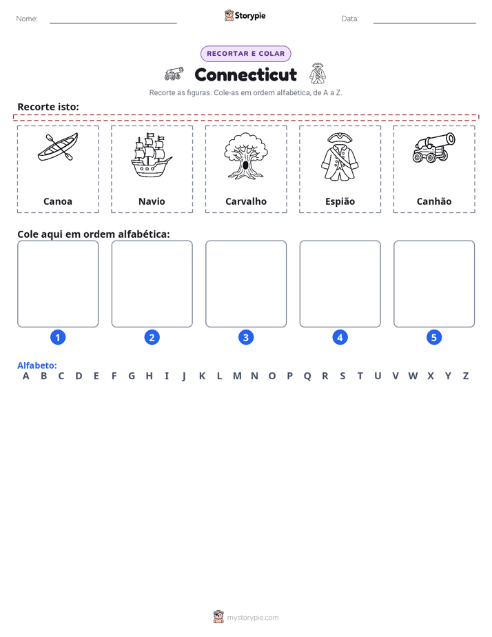 Recortar & Colar Alfabeto