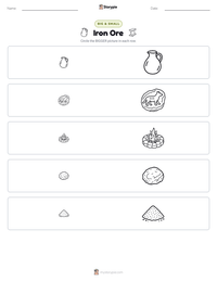 Iron Ore printable worksheet preview