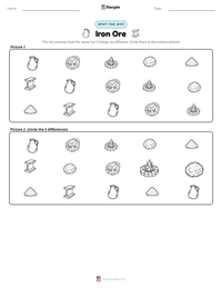Iron Ore printable worksheet preview