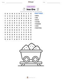 Iron Ore printable worksheet preview
