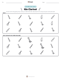 Xem trước tài liệu in sẵn Kèn Clarinet