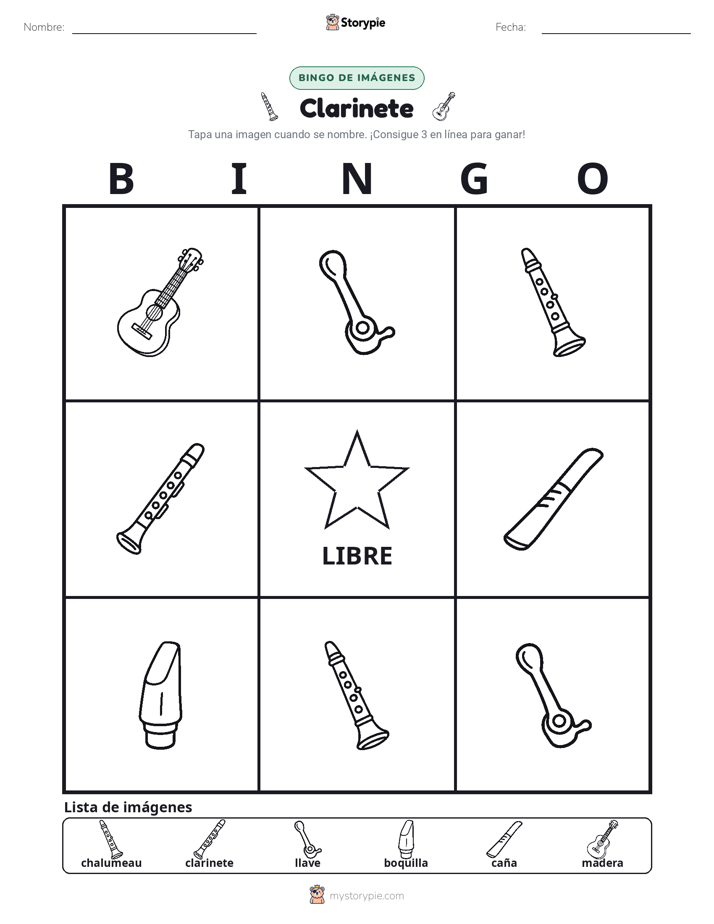 Bingo de Imágenes