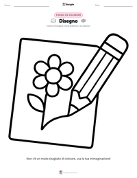 Pagina da colorare di Disegno per bambini