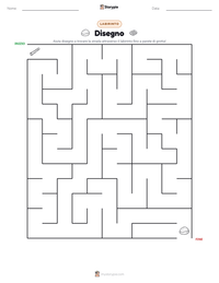 Anteprima della scheda stampabile di Disegno