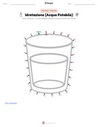 Anteprima della scheda stampabile di Idratazione (Acqua Potabile)