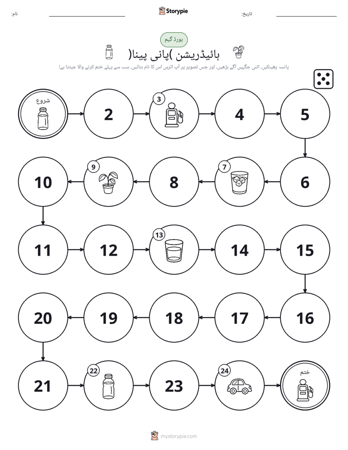 رول اور منتقل کریں کھیل