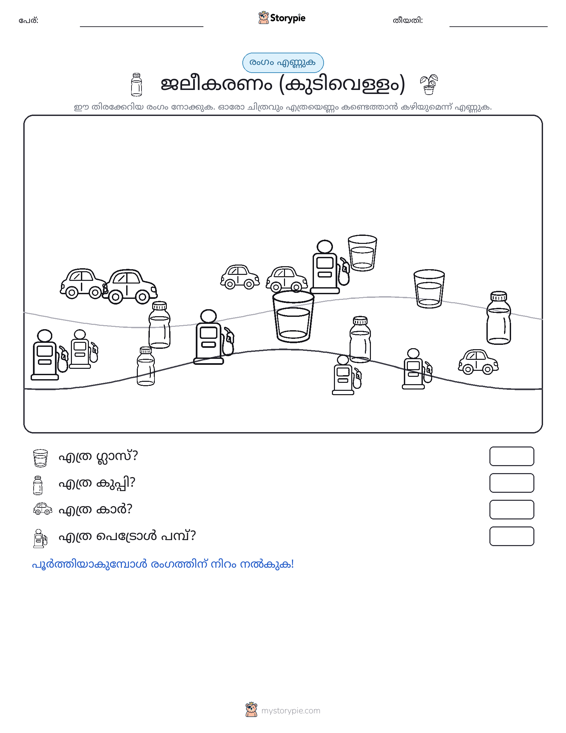എണ്ണുന്ന ദൃശ്യങ്ങൾ