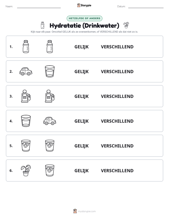 Zelfde of Verschillend