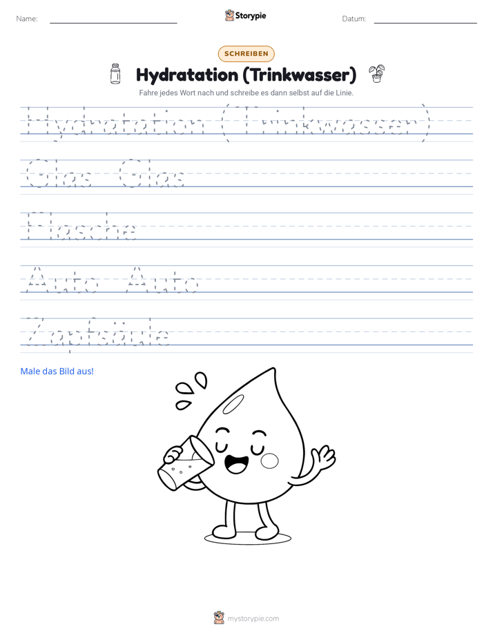 Schreibübung