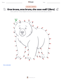 Anteprima della scheda stampabile di Orso bruno, orso bruno, che cosa vedi? (libro)
