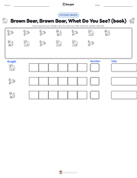 Brown Bear, Brown Bear, What Do You See? (book) printable worksheet preview