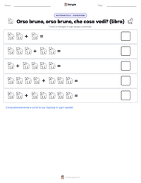 Anteprima della scheda stampabile di Orso bruno, orso bruno, che cosa vedi? (libro)